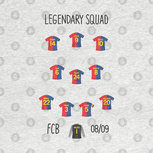 FC Barcelona squad 08/09 by dhaniboi